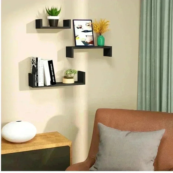 Set of 3 floating shelves NIB - Picture 1 of 7